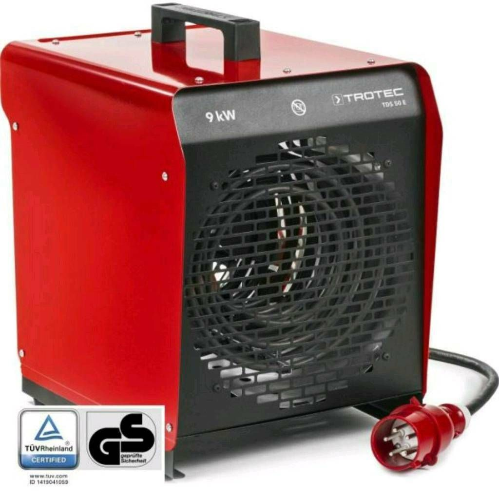 Elektroheizgebläse mit 9 kW