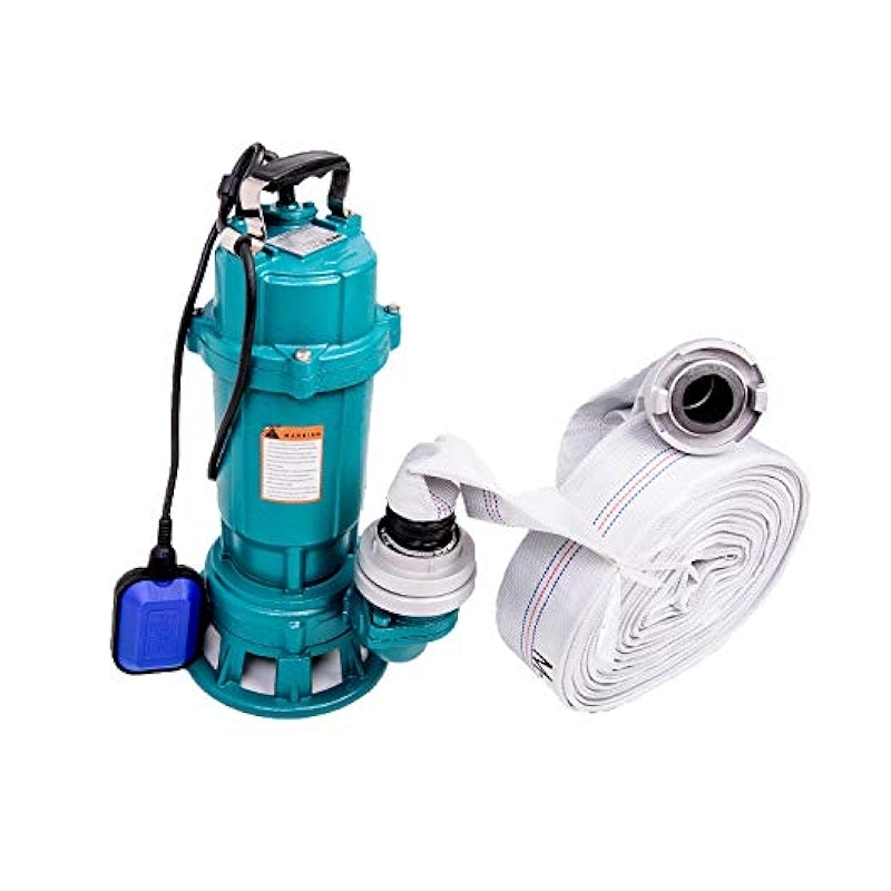 Tauchpumpe mit 1.100 Watt, STORZ C Kupplung und Schlauch
